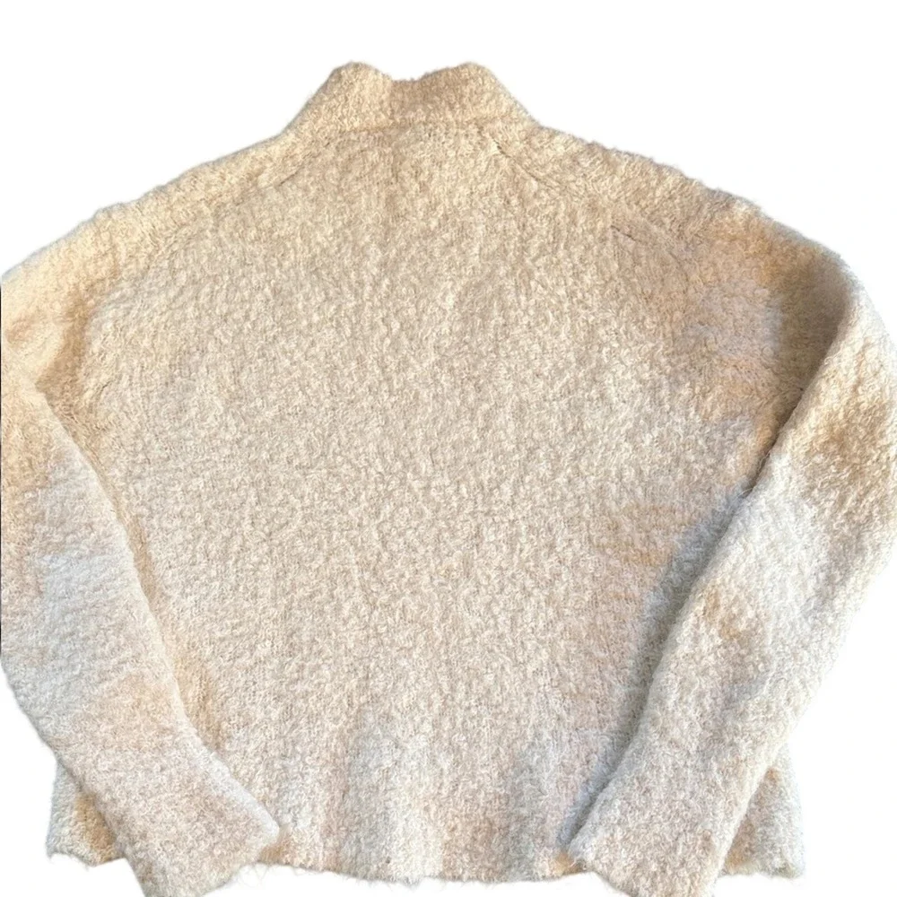 Madewell Cream Mock Neck Sweater‎ Womens Medium